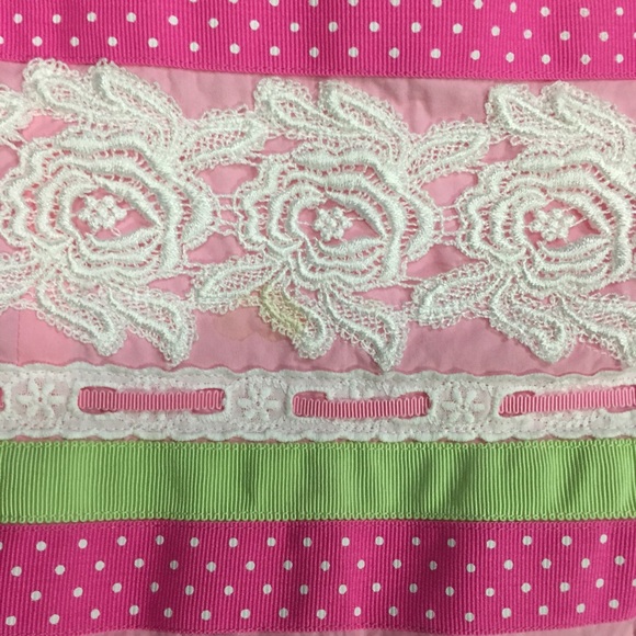 LILLY PULITZER rare ribbons and lace pattern dress - Picture 7 of 7